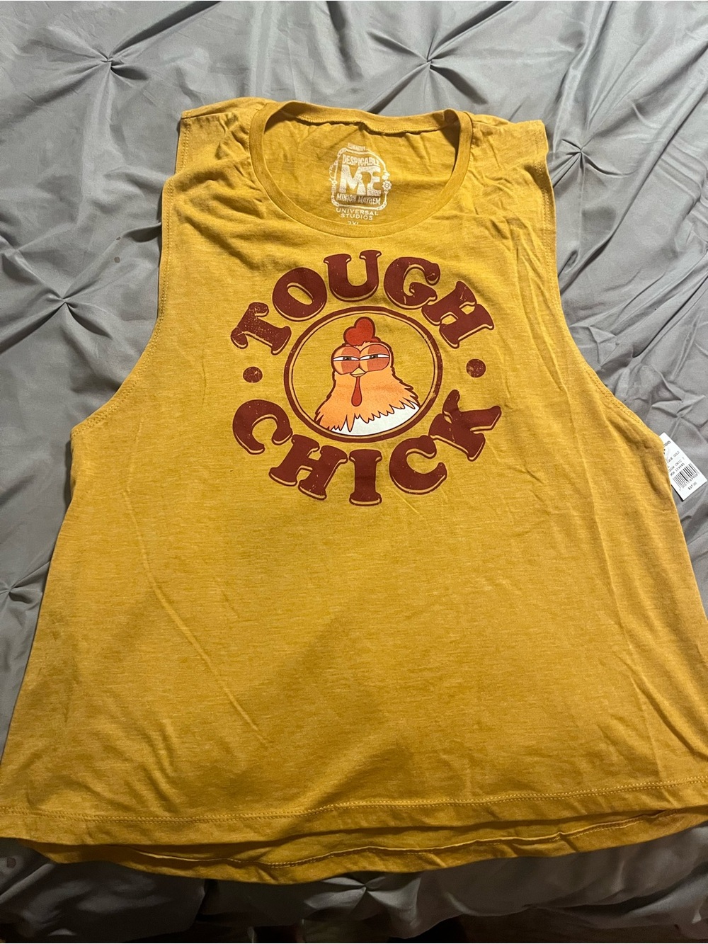 Universal Yellow Despicable Me Graphic T-Shirt Tough Chick